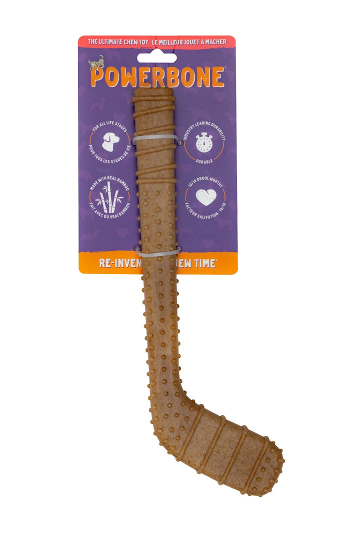 POWERBONE Jouet Chien Bâton de Hockey 12"