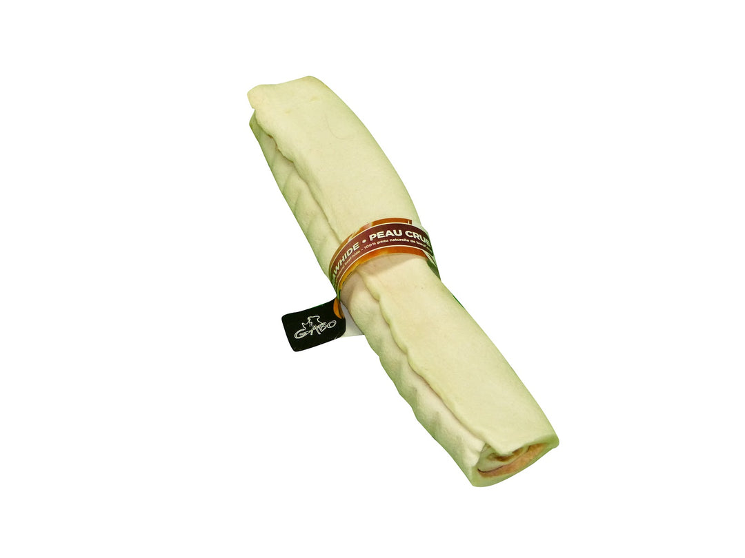 GABO Gâteries Chien Rouleau Blanc 10"x55mm Grand