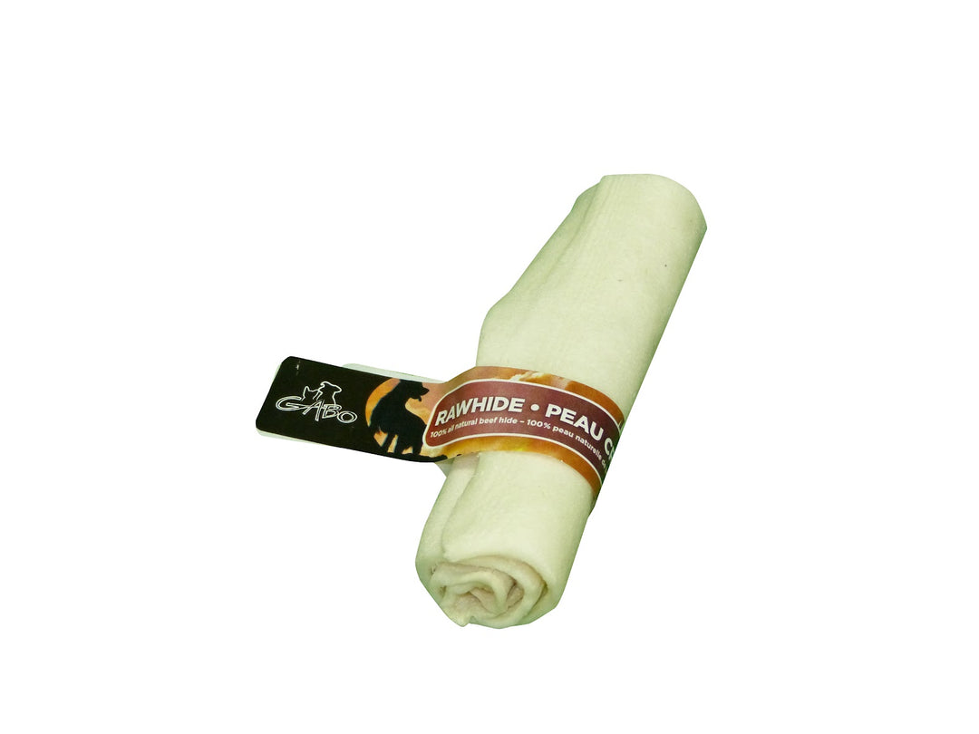 GABO Gâteries Chien Rouleau Blanc 4.5"x35mm Très Petit