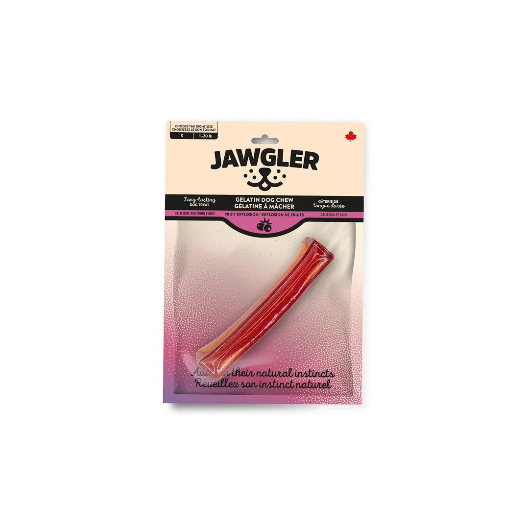 JAWGLER Gâteries Chien Gélatine Explosion de Fruits S