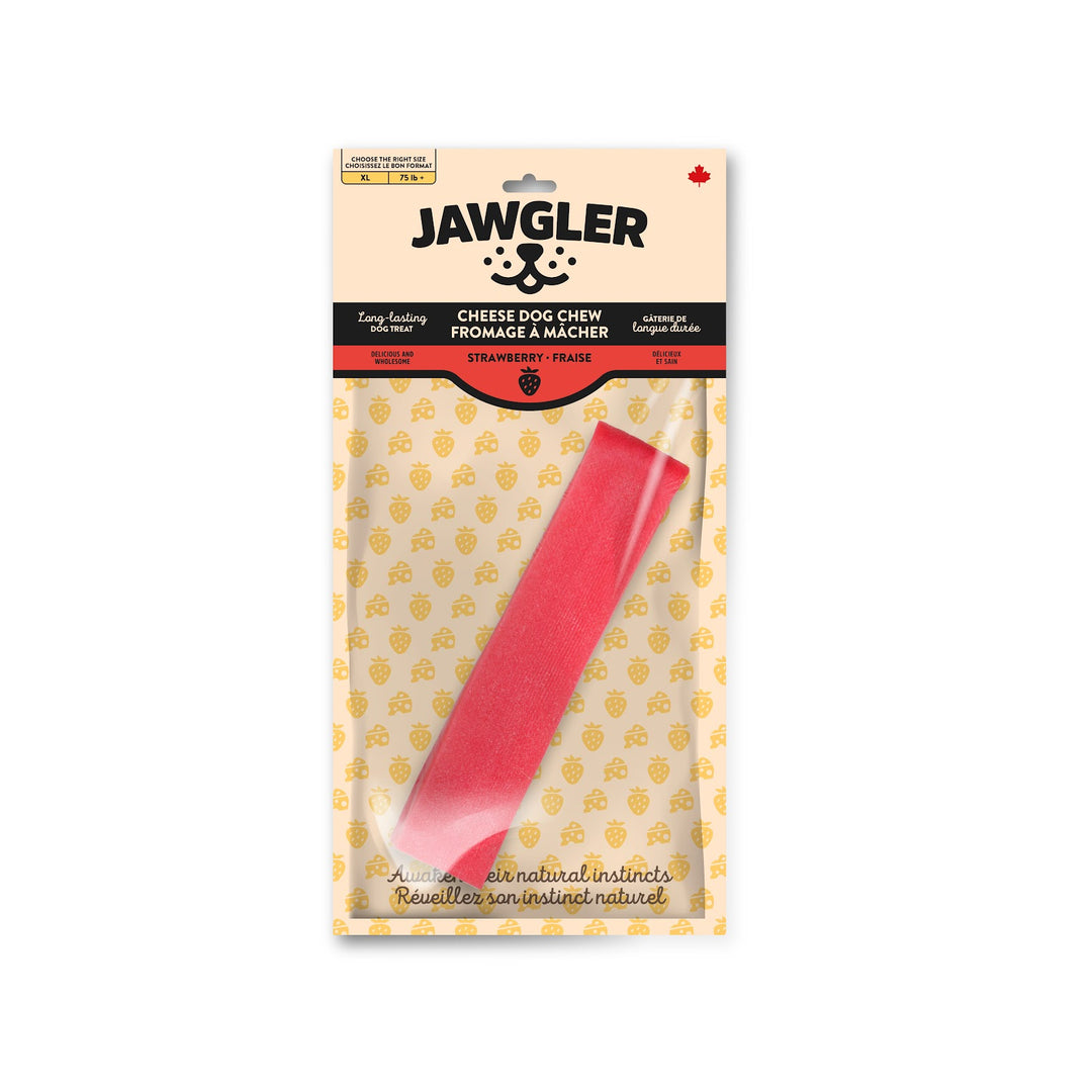 JAWGLER Gâteries Chien Fromage Fraises 190g