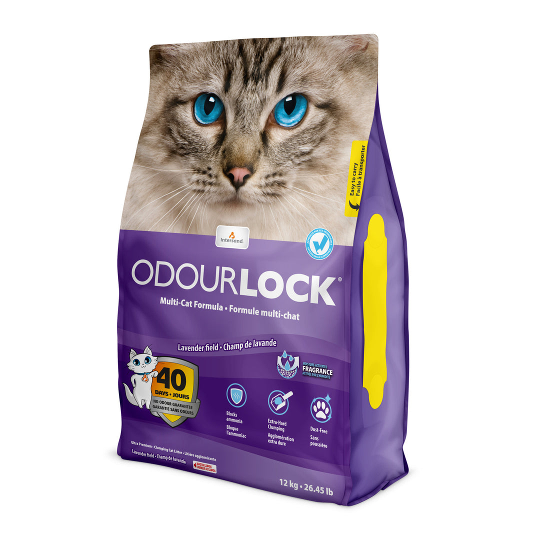 INTERSAND ODOURLOCK Litière Lavande 12kg