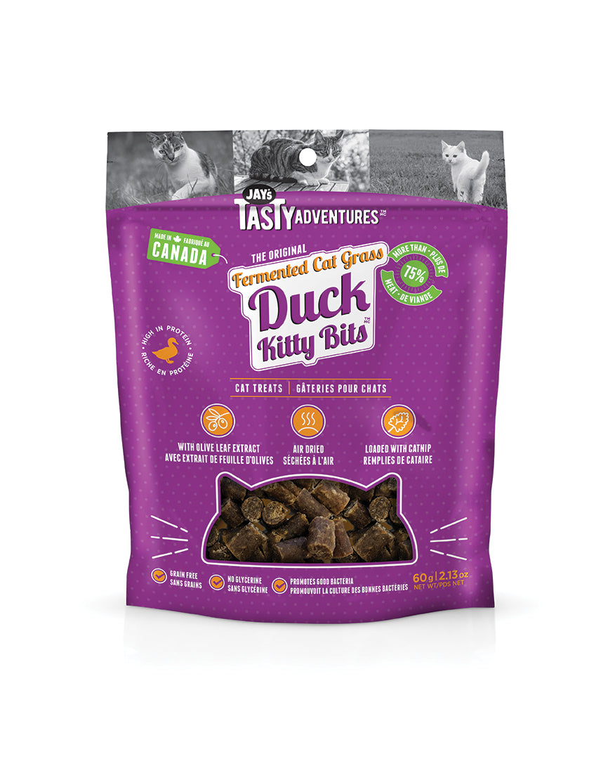 JAY'S KITTY BITS Gâteries Chat Canard 60g