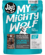 Voir l’image dans la galerie, JAY&#39;S MY MIGHTY WOLF Gâteries Chien Saumons &amp; Sardines SG 450g
