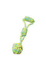 Voir l’image dans la galerie, BUD&#39;Z Jouet Chien Corde Poignée 13.5&quot; Vert &amp; Jaune
