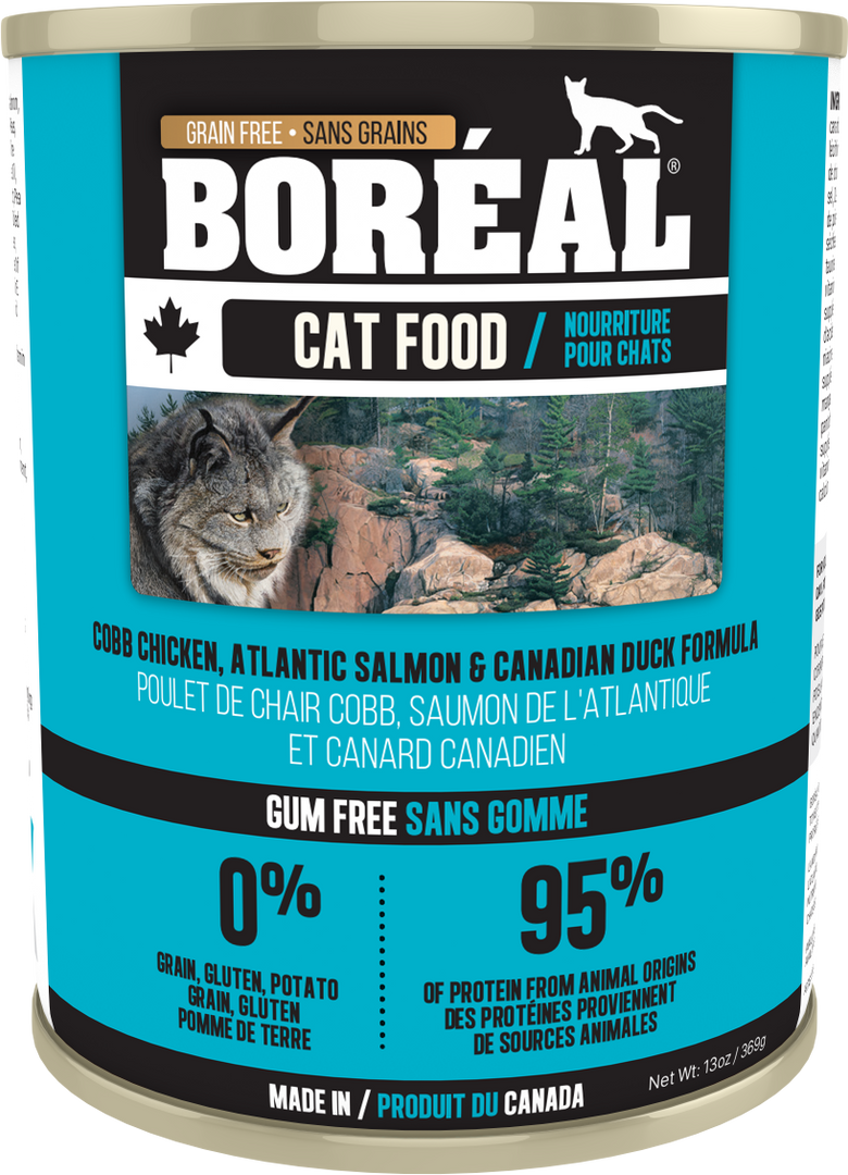 BOREAL Chat Pâté Poulet, Saumon & Canard SG 156g