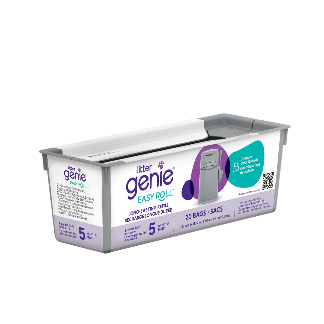 LITTER GENIE Recharge pour Poubelle à Litière Easy Roll
