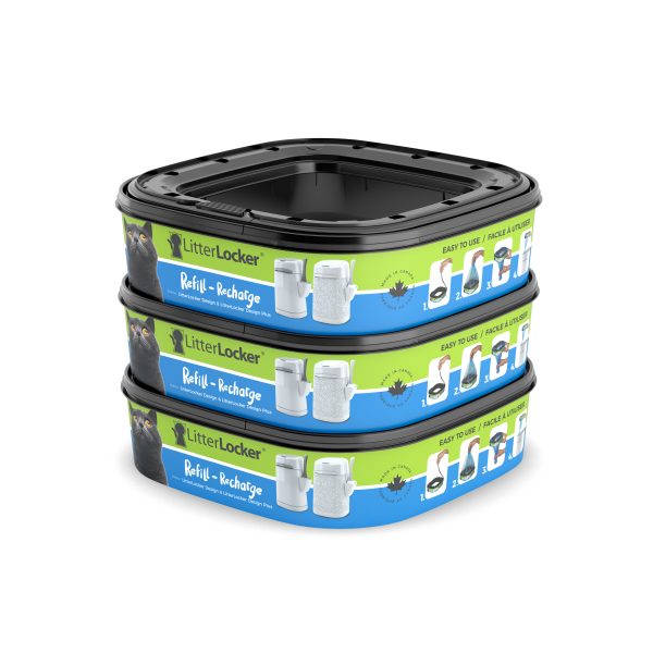 LITTERLOCKER DESIGN PLUS Cassette de Recharge x3