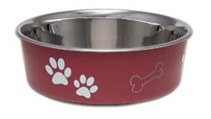 LOVING PETS BELLA Chien Bol Rouge Merlot L