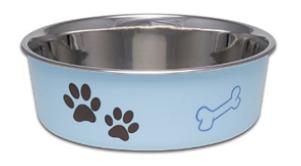 LOVING PETS BELLA Chien Bol Bleu Murano XL