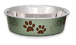 Voir l’image dans la galerie, LOVING PETS BELLA Chien Bol Vert Métallique XL
