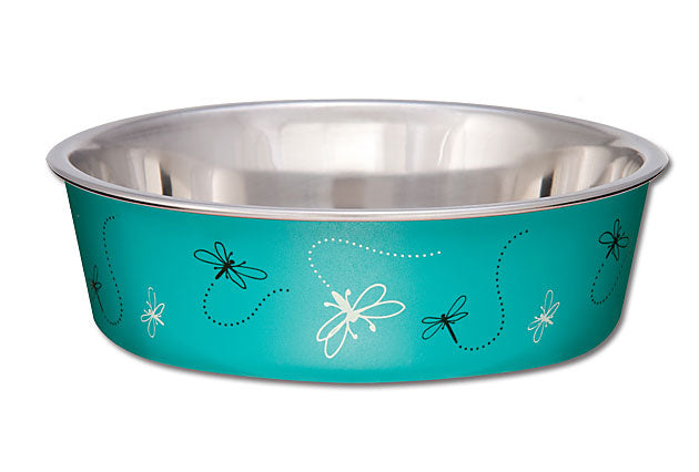 LOVING PETS BELLA Chien Bol Libellule Turquoise M