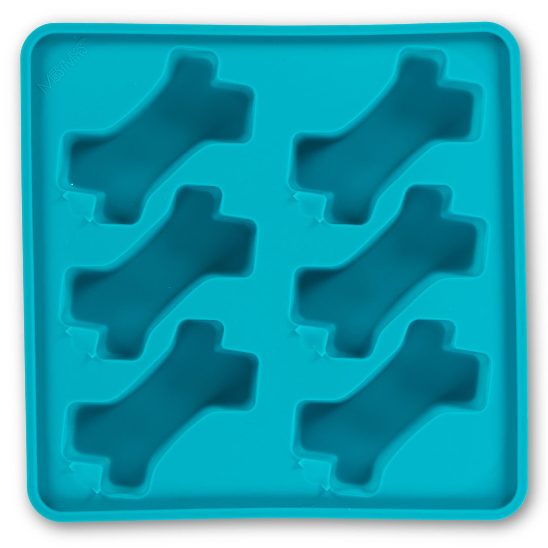 MESSY MUTTS Moule à Sucettes Glacées 6 Os Bleu