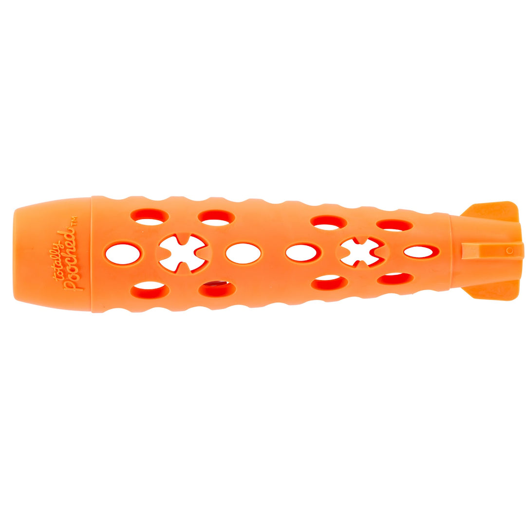 MESSY MUTTS Jouet Stuff N' Chew Bâton Fusée 10" Orange