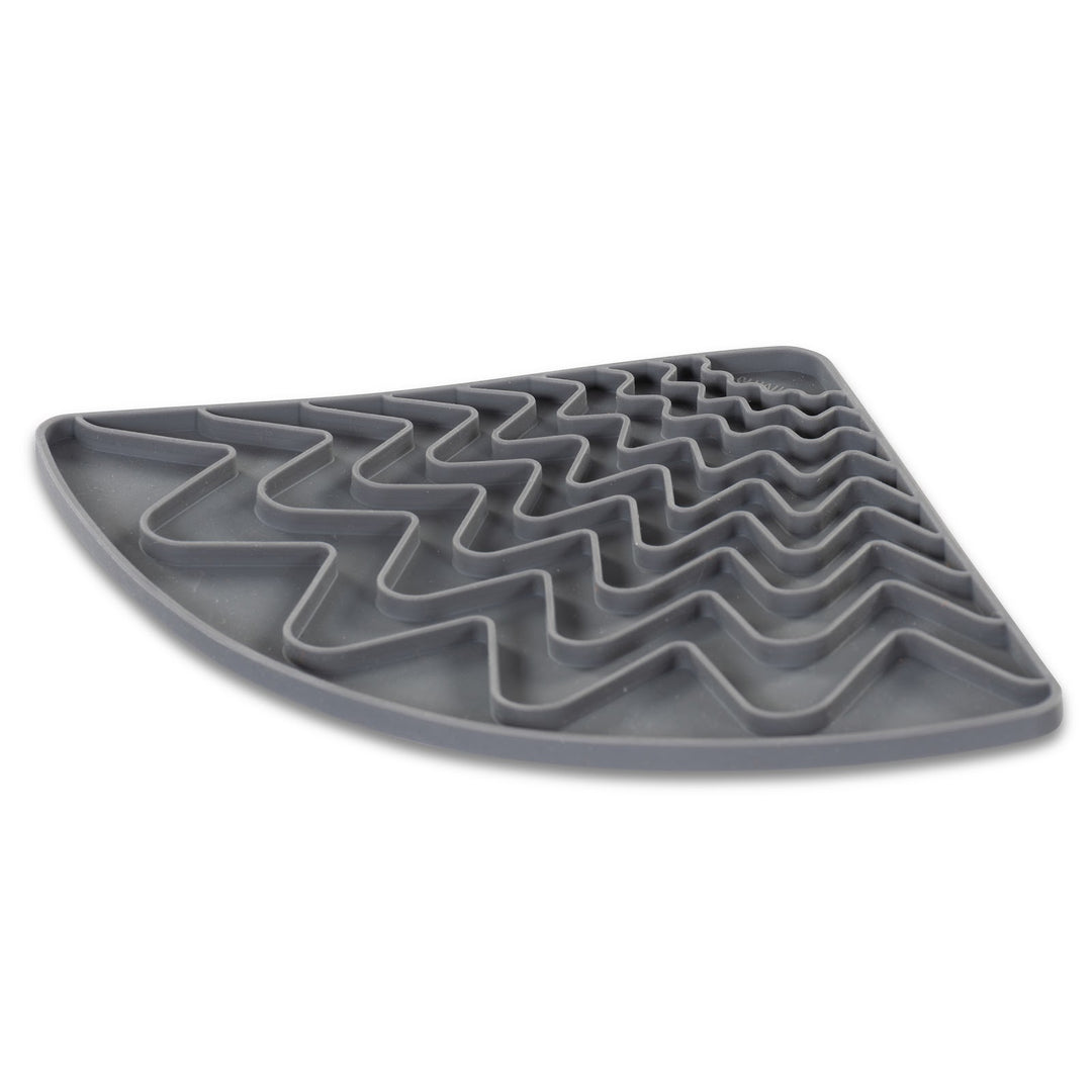 MESSY MUTTS Tapis Alimentation Triangulaire Gris