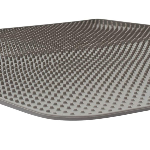 MESSY CATS Tapis Litière Silicone Gris