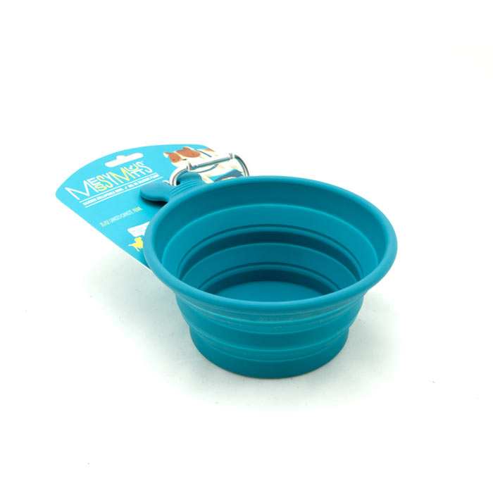 MESSY MUTTS Bol Rétractable 3T L Bleu