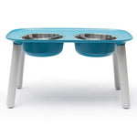 Voir l’image dans la galerie, MESSY MUTTS Bol Double Aj. Bleu
