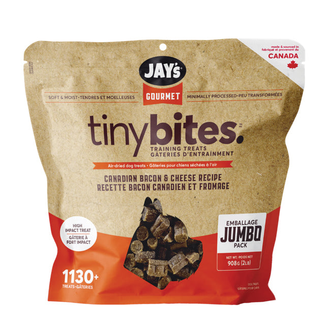 JAY'S GOURMET Gâteries Chien Bacon & Fromage 908g