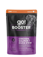 Voir l’image dans la galerie, GO! BOOSTER Chien Tranquilité, Ragoût Poulet, Saumon &amp; Canard 79g
