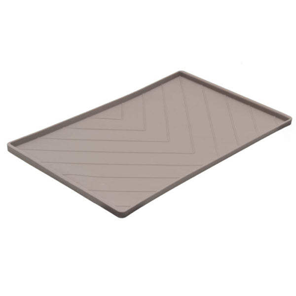 MESSY MUTTS Tapis Travers de Métal Gris S