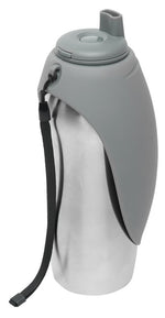 Voir l’image dans la galerie, MESSY MUTTS Abreuvoir Voyage Inox Gris
