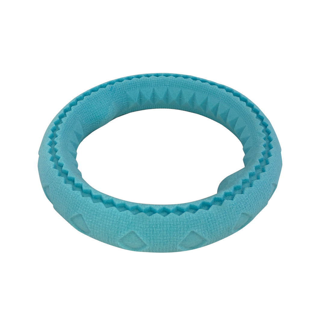 MESSY MUTTS Jouet Chew N' Tuff Anneau 6.5" Bleu