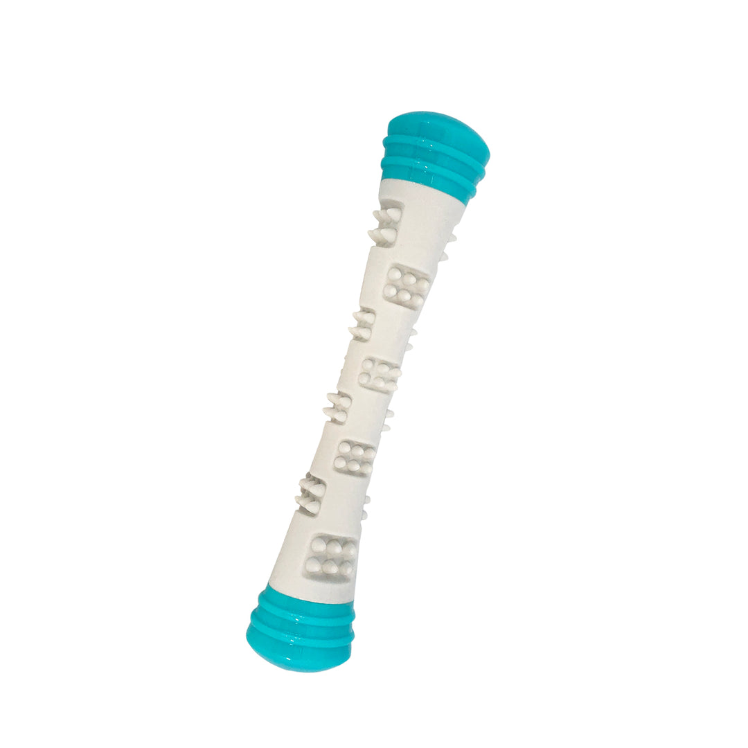 MESSY MUTTS Jouet Chew N' Squeak Bâton 8.5" Bleu