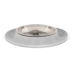 Voir l’image dans la galerie, MESSY CATS Bol Simple Inox Base Silicone Gris Marbré
