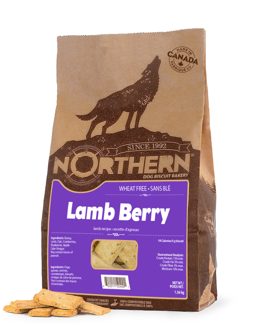 NORTHERN Gâteries Chien Agneau & Baies 1.36kg