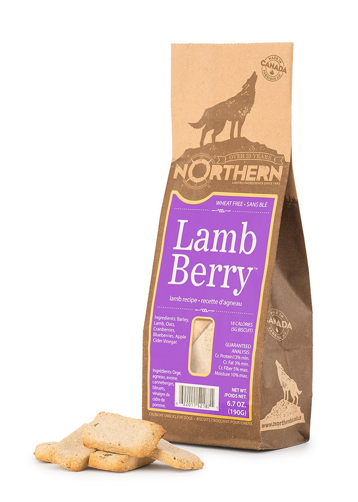 NORTHERN Gâteries Chien Agneau & Baies 190g