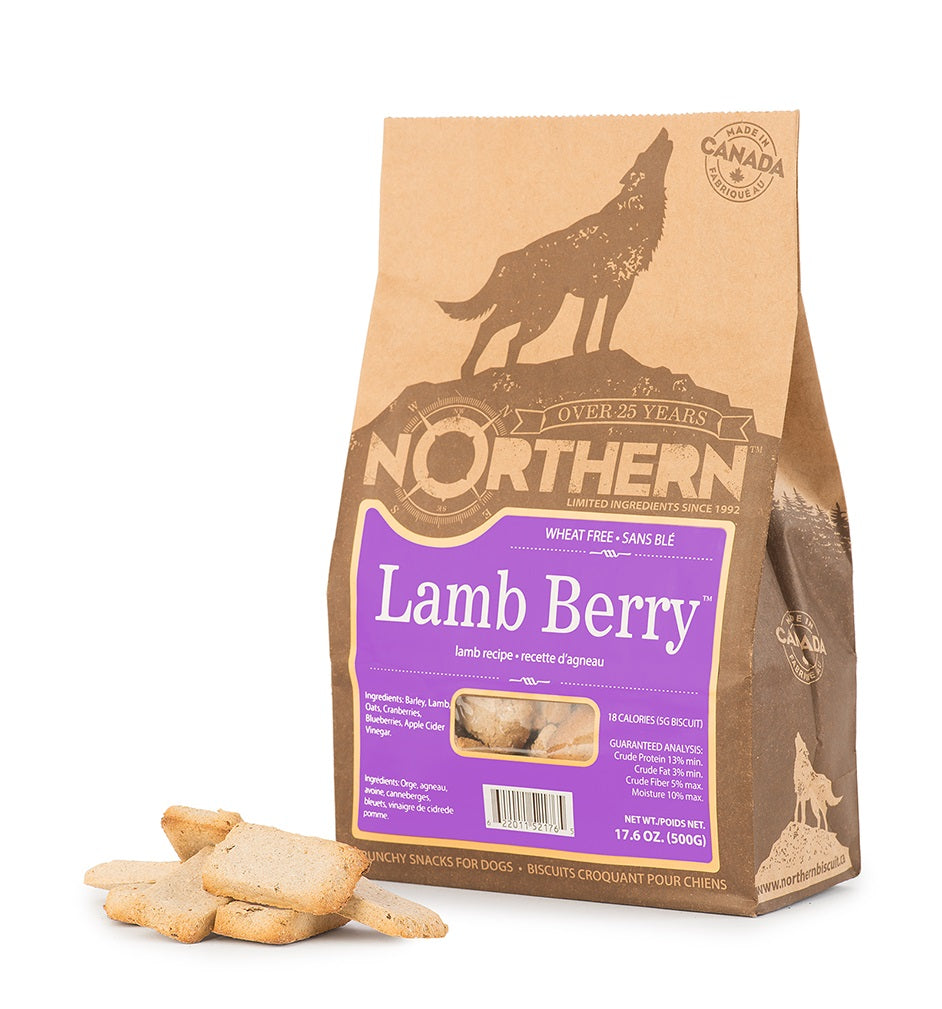 NORTHERN Gâteries Chien Agneau & Baies 500g