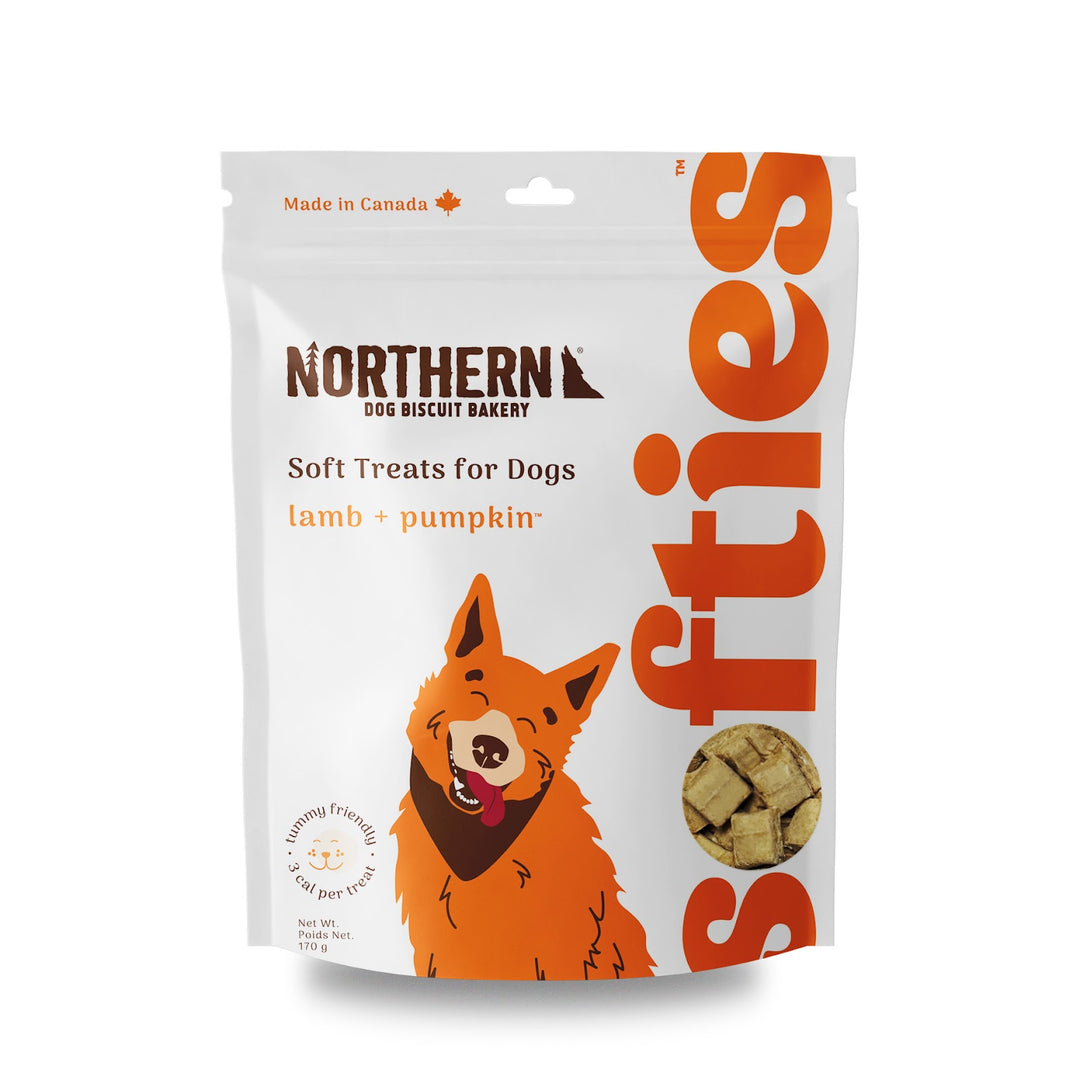 NORTHERN SOFTIES Gâteries Chien Agneau & Citrouille 170g