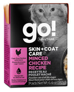 Voir l’image dans la galerie, GO! Chat Tetra Pak Soins Peau &amp; Pelage, Poulet Haché 182g
