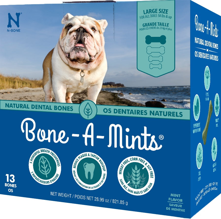 BONE-A-MINTS Gâteries Chien Boîte Os Dentaires L 821.85g