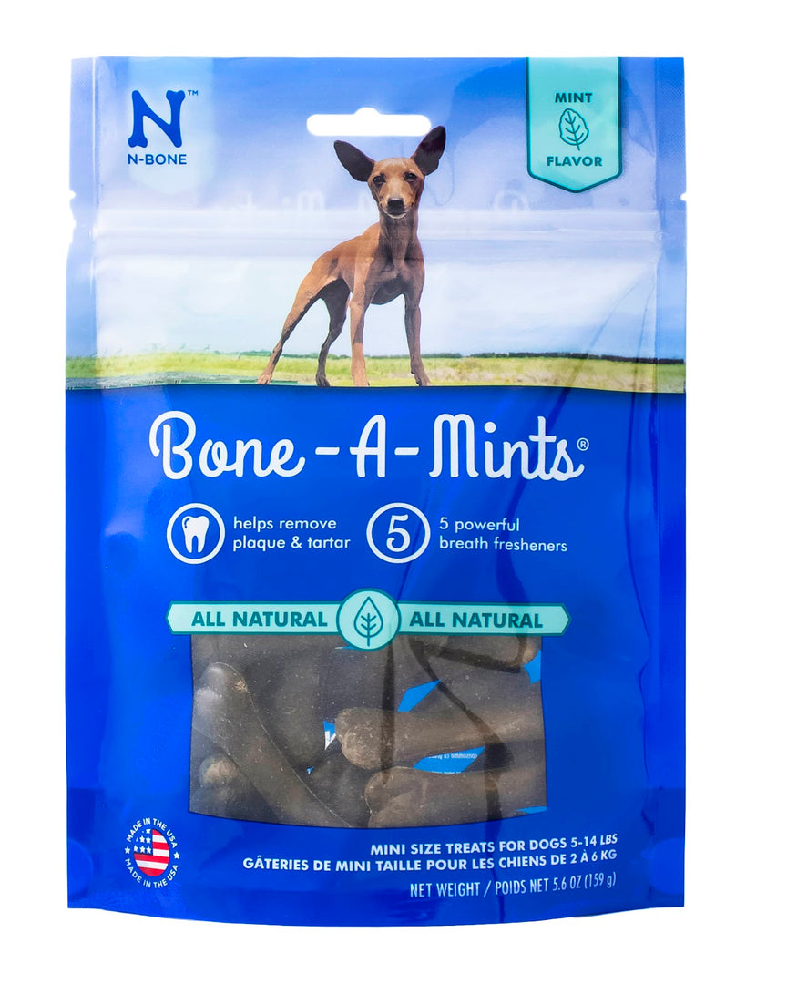 BONE-A-MINTS Gâteries Chien Sac Os Dentaires Mini 159g