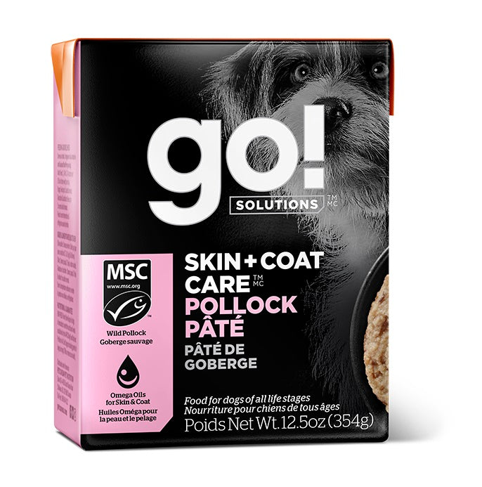 GO! Chien Peau & Pelage, Pâté Goberge 354g