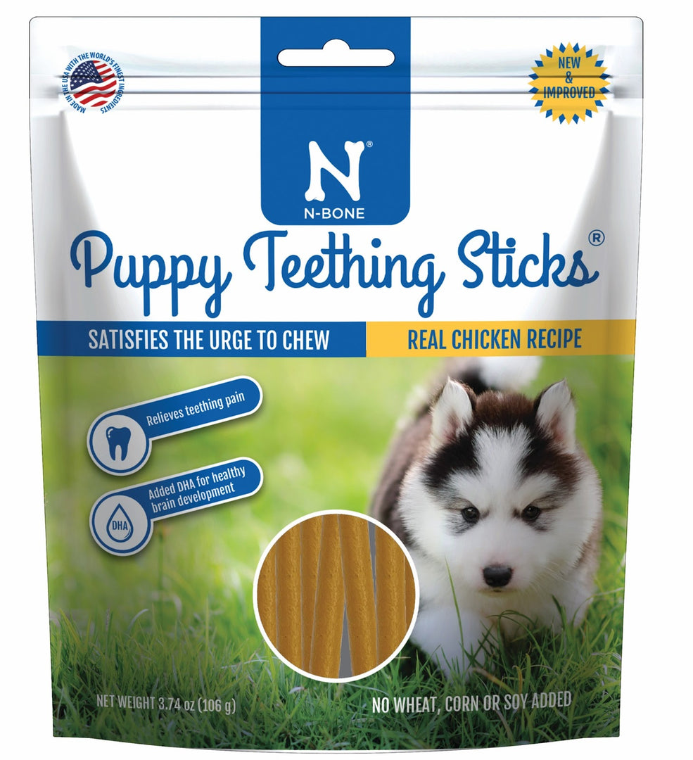 N-BONE Gâteries Chiot Bâtonnets Poulet 106g