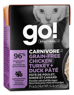 Voir l’image dans la galerie, GO! CARNIVORE Chat Tetra Pak Pâté Poulet, Dinde &amp; Canard SG 182g
