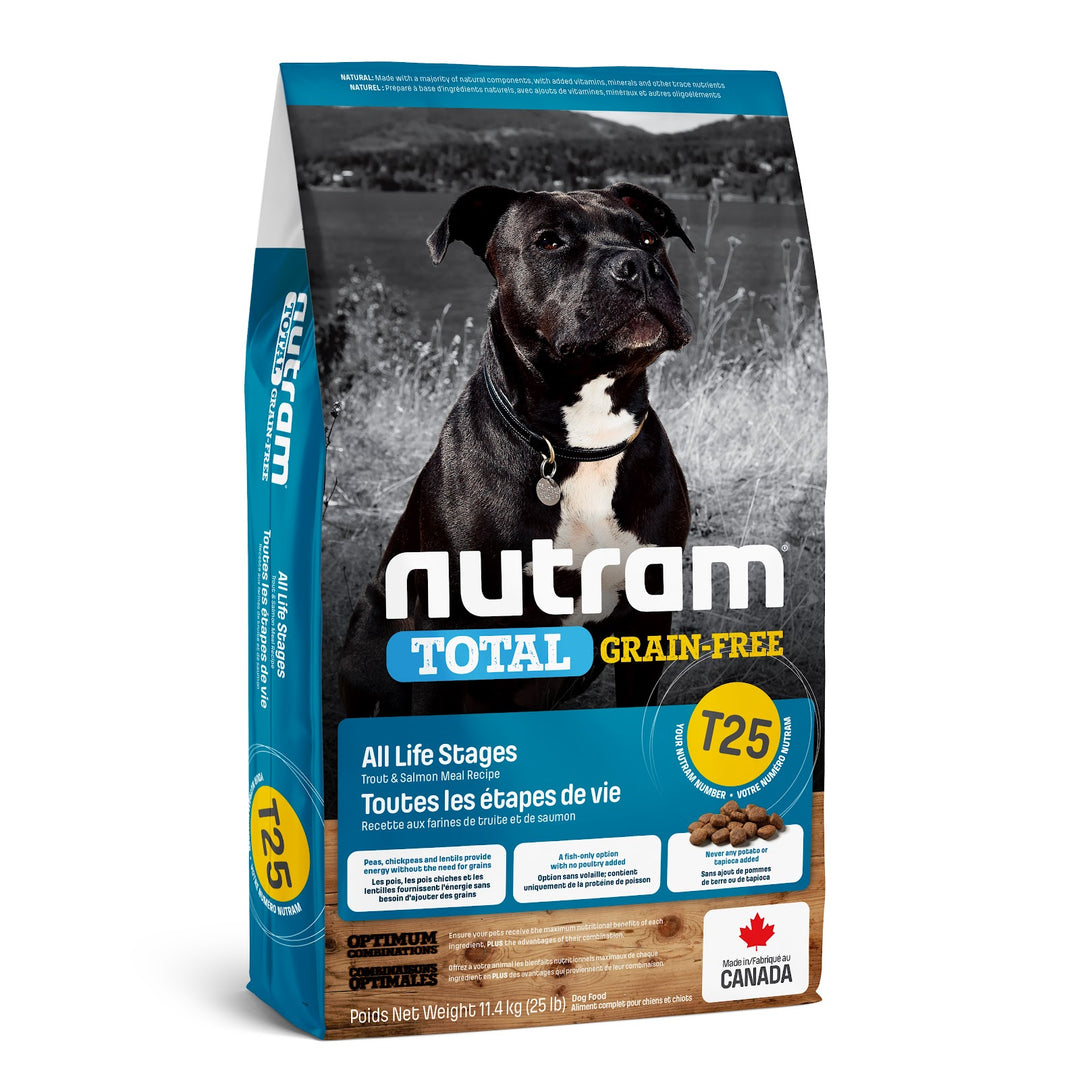NUTRAM TOTAL (T25) Chien Saumon & Truite 11.4kg