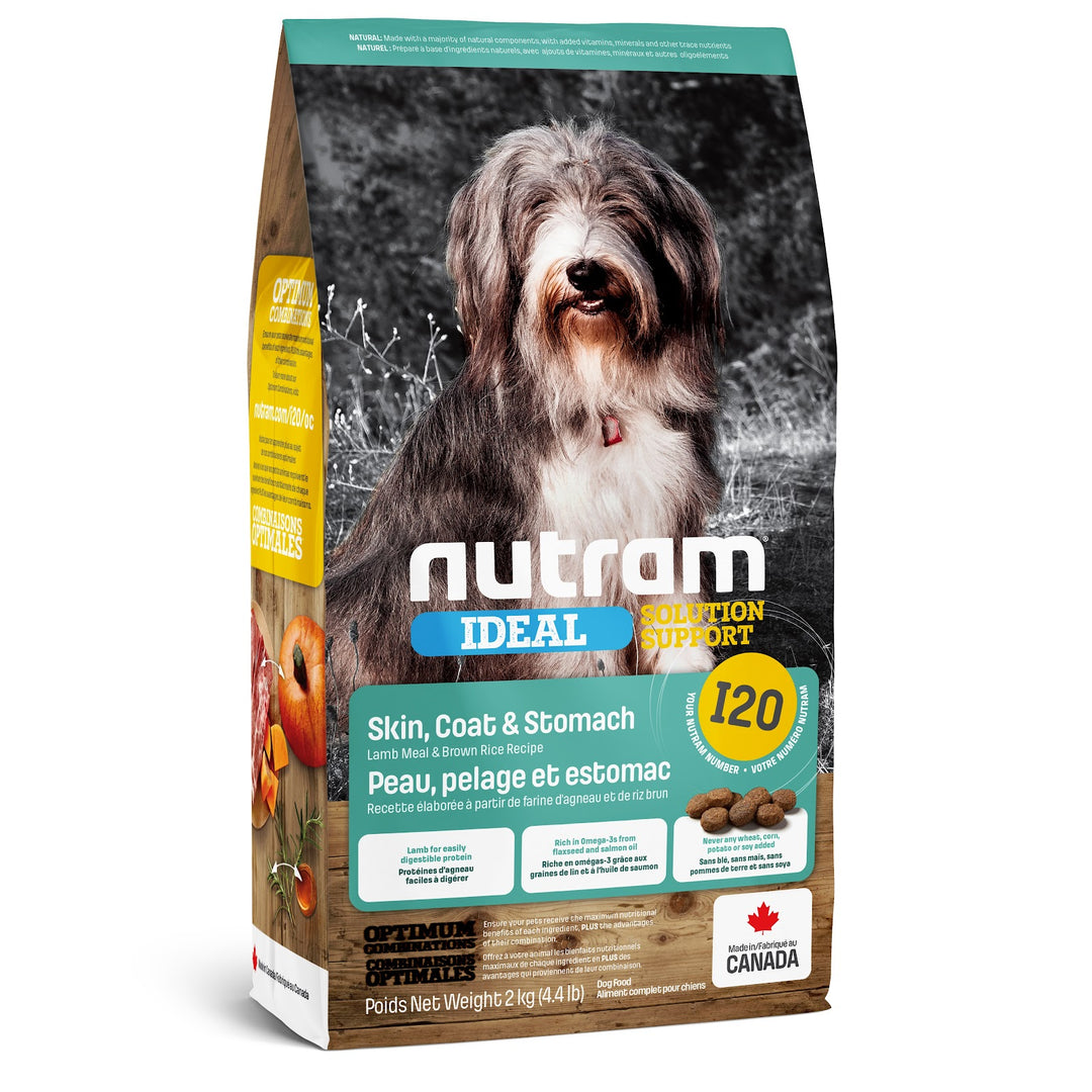 NUTRAM IDEAL (I20) Chien Peau, Pelage & Estomac 2kg
