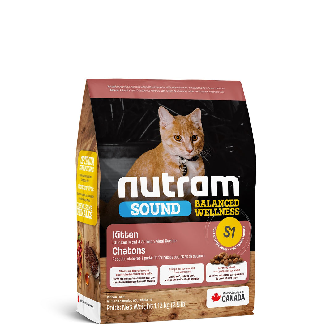 NUTRAM SOUND (S1) Chaton 1.13kg