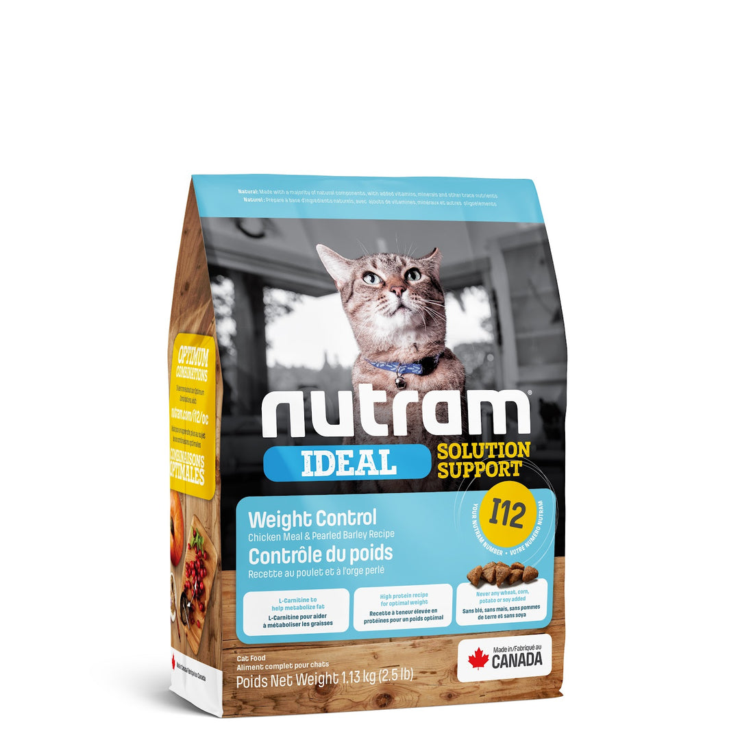 NUTRAM IDEAL (I12) Chat Contrôle du Poid SG 1.13kg