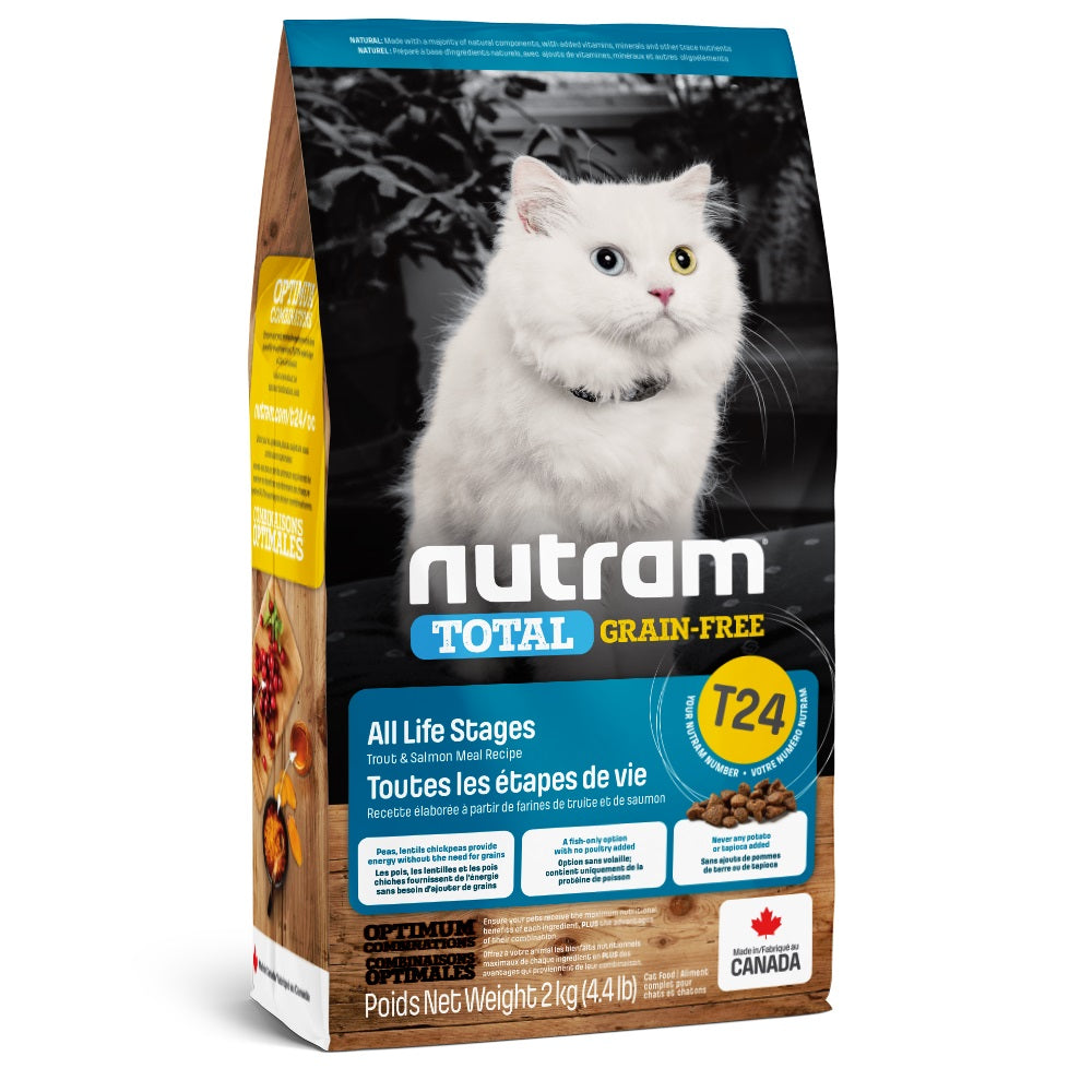 NUTRAM TOTAL (T24) Chat Truite & Saumon SG 2kg