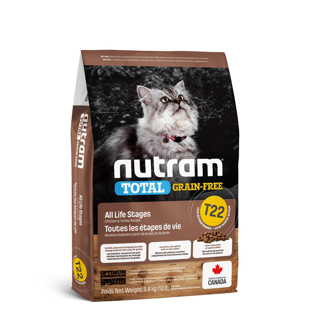 NUTRAM TOTAL (T22) Chat Poulet & Dinde SG 5.4kg