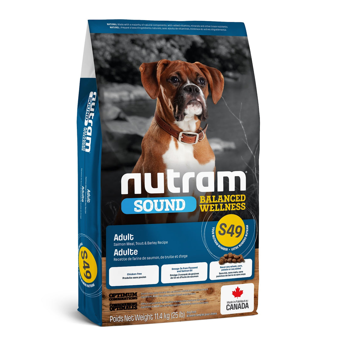 NUTRAM SOUND (S49) Chien Saumon & Truite 11.4kg