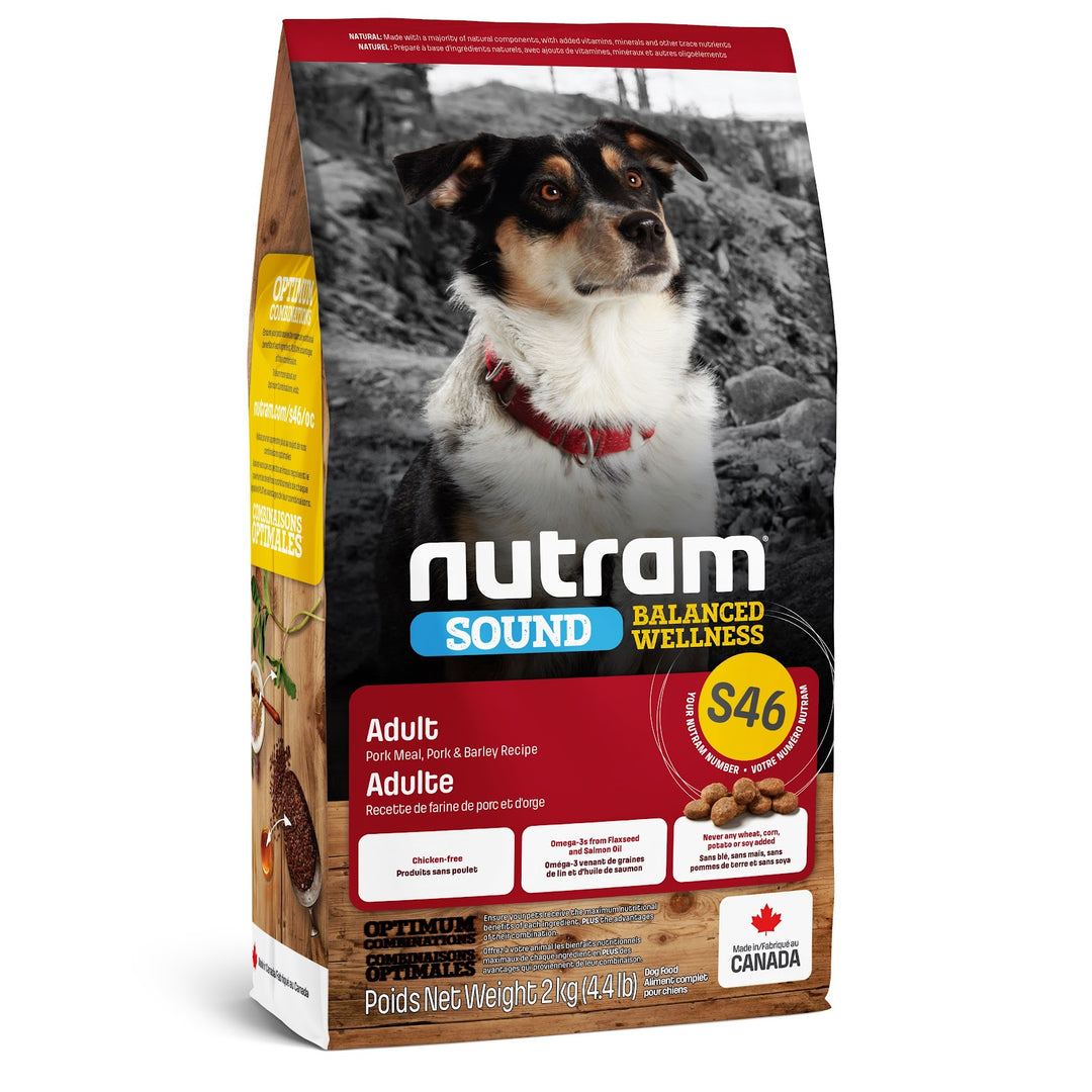 NUTRAM SOUND (S46) Chien Porc 2kg
