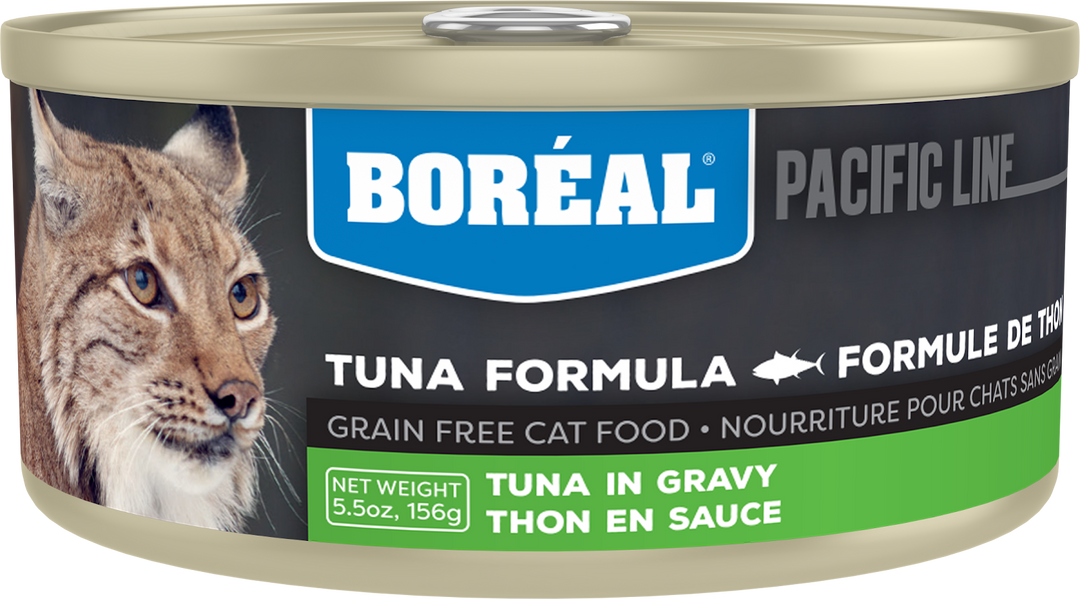 BOREAL Chat Thon, Carottes & Pois Verts en Sauce SG 156g