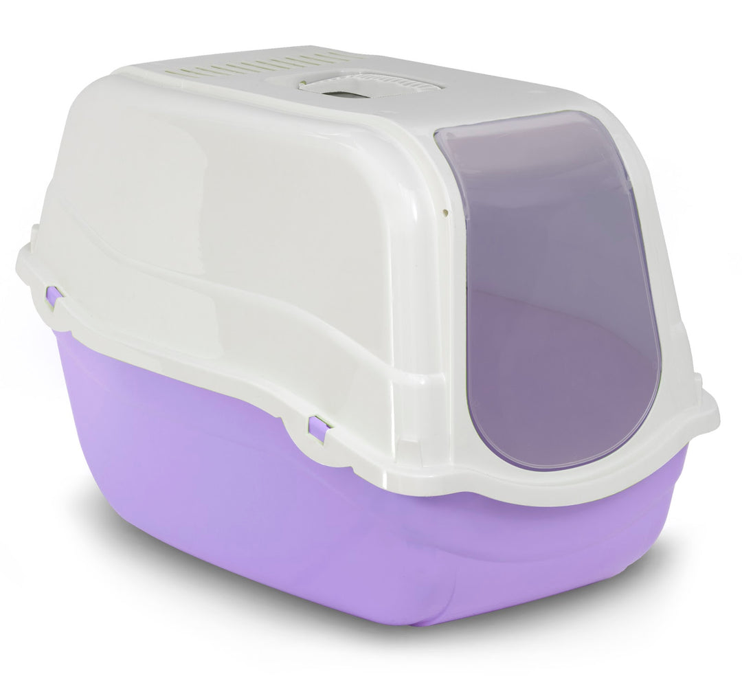 BERGAMO ROMEO Bac Litière Dome Lilas