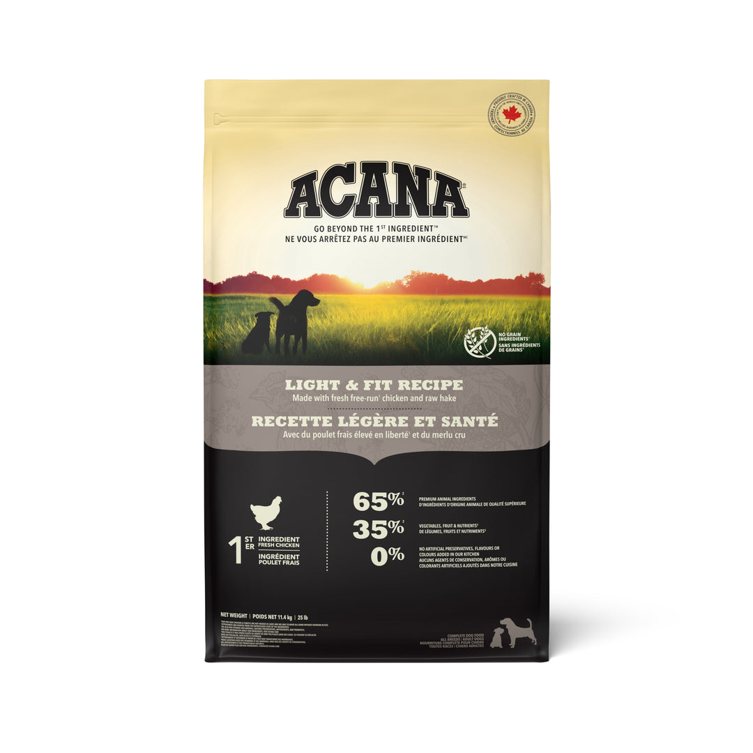ACANA Chien Recette Légère et santé CA 11,4 kg